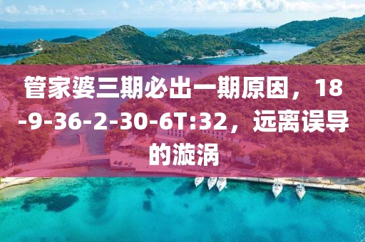 管家婆三期必出一期原因，18-9-36-2-30-6T:32，远离误导的漩涡